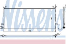 Радиатор кондиционера Nissens 940429