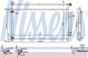 Радиатор кондиционера Nissens 940466