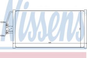 Радиатор кондиционера Nissens 94579