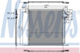 Радиатор кондиционера Nissens 94226