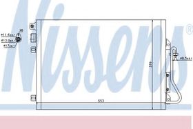 Радиатор кондиционера Nissens 94439
