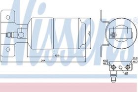 Осушувач кондиціонера Nissens 95169