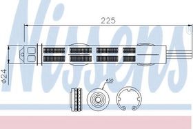 Осушитель кондиционера Nissens 95455
