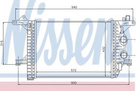 Интеркулер Nissens 96976