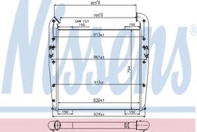 Интеркулер Nissens 96960