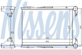 Интеркулер Nissens 96968