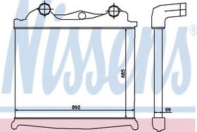 Интеркулер Nissens 97014