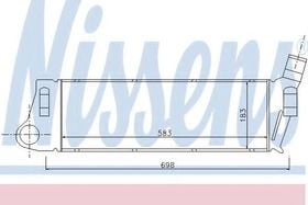 Інтеркулер Nissens 96728