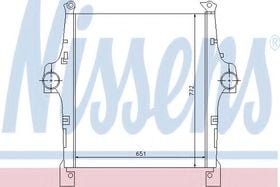 Интеркулер Nissens 97047