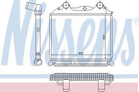 Интеркулер Nissens 97048