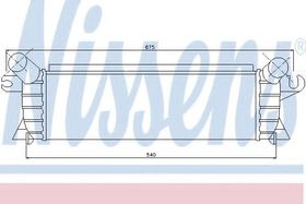 Інтеркулер Nissens 96648