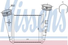 Интеркулер Nissens 96468