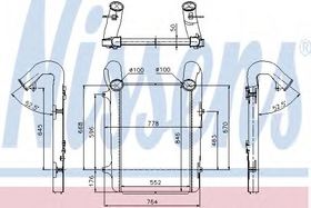 Интеркулер Nissens 97059