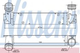Интеркулер Nissens 96551