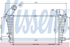 Интеркулер Nissens 96590