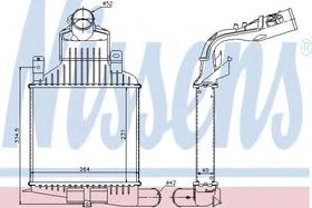 Интеркулер Nissens 96591