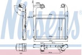 Интеркулер Nissens 97062