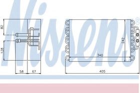 Испаритель кондиционера Nissens 92063