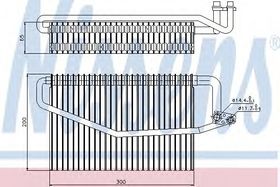 Испаритель кондиционера Nissens 92173