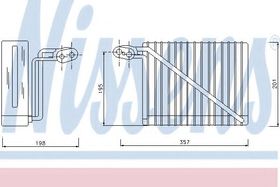 Испаритель кондиционера Nissens 92272