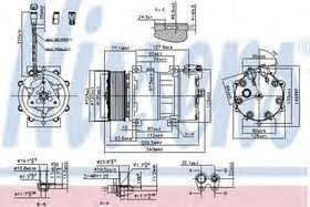 Компрессор кондиционера Nissens 890022