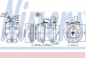 Компресор кондиціонера Nissens 890059