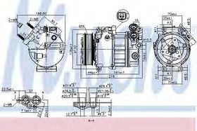 Компрессор кондиционера Nissens 890125