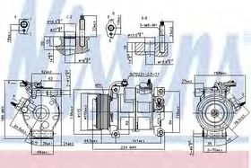 Компрессор кондиционера Nissens 890169