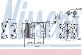 Компрессор кондиционера Nissens 89056