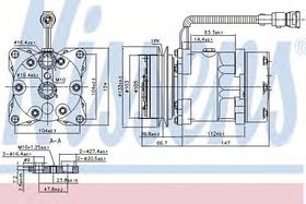 Компрессор кондиционера Nissens 89078