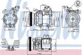 Компресор кондиціонера Nissens 89082