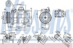 Компрессор кондиционера Nissens 890093