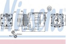 Компрессор кондиционера Nissens 89192