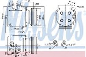 Компресор кондиціонера Nissens 89226