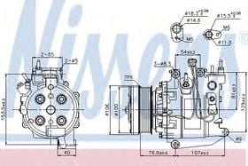 Компресор кондиціонера Nissens 89247