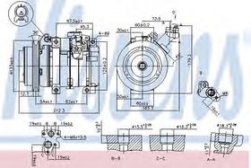 Компрессор кондиционера Nissens 89312