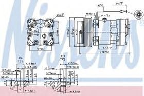 Компрессор кондиционера Nissens 89411