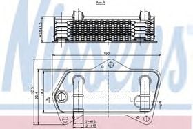 Радіатор КПП Nissens 90653