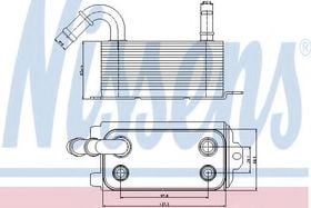 Радиатор КПП Nissens 90661