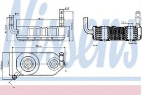 Радіатор КПП Nissens 90708