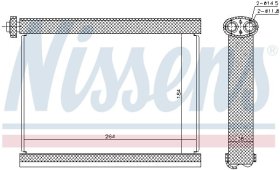 Випарник кондиціонера Nissens 92317