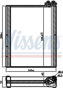 Випарник кондиціонера Nissens 92368