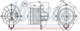 Вентилятор салона Nissens 87571