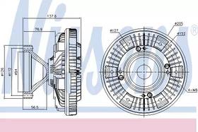 Вискомуфта вентилятора Nissens 86046