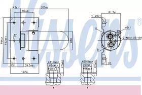 Осушитель кондиционера Nissens 95508