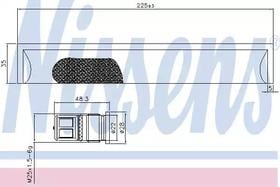 Осушитель кондиционера Nissens 95576
