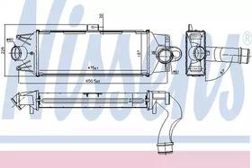Интеркулер Nissens 96202