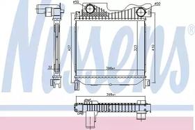 Интеркулер Nissens 96273