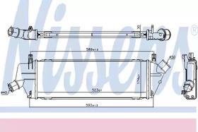 Интеркулер Nissens 96307