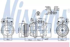 Компрессор кондиционера Nissens 890233
